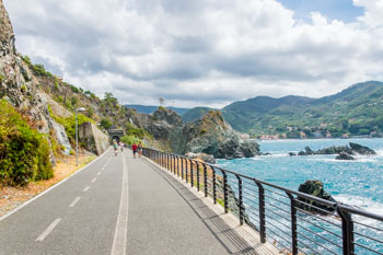 Wanderweg zwischen Framura, Bonassola und Levanto, Cinque Terre, Italien